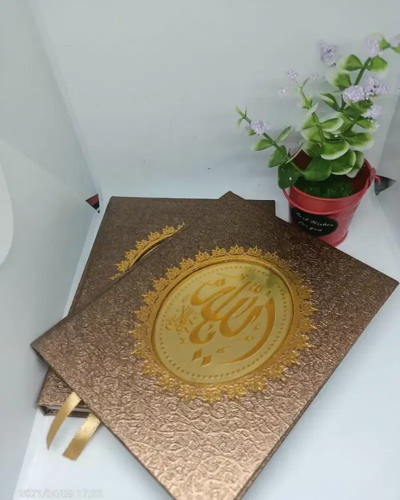 Buku Yasin Hardcover Premium pakai Foto (softcover dan Hardcover)