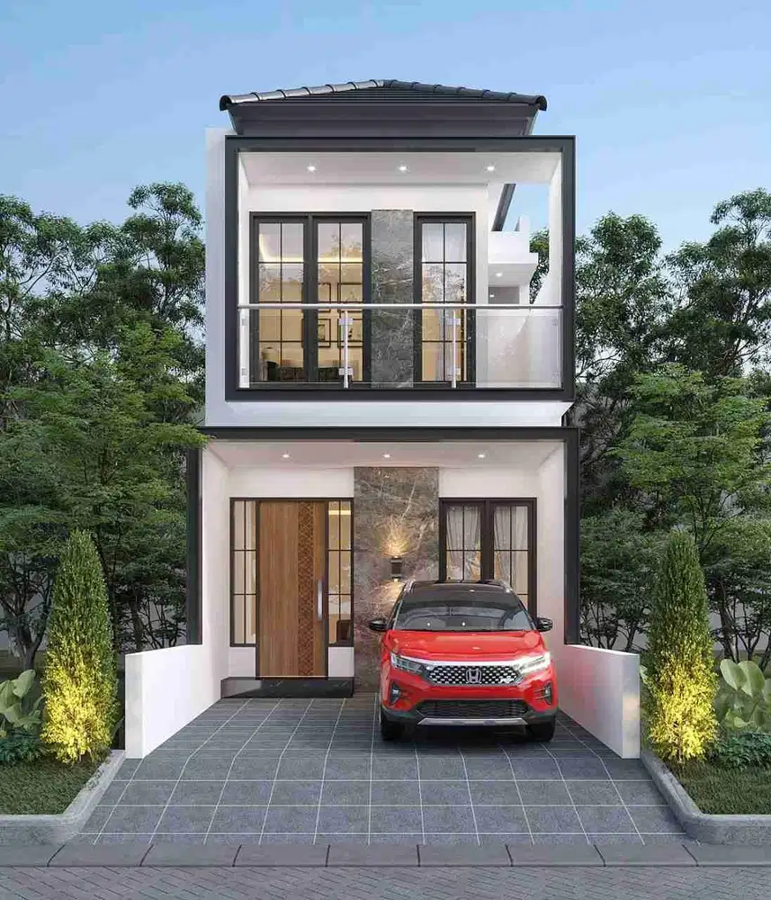 RUMAH MODERN DAN ASRI. DP 0%. FREE BIAYA2. BONUS SUKA2. LOKASI STRATEGIS