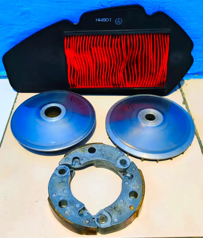 PULLEY RUMAH ROLLER KAMPAS GANDA AEROX 155 STANDAR ORI BONUS FILTER