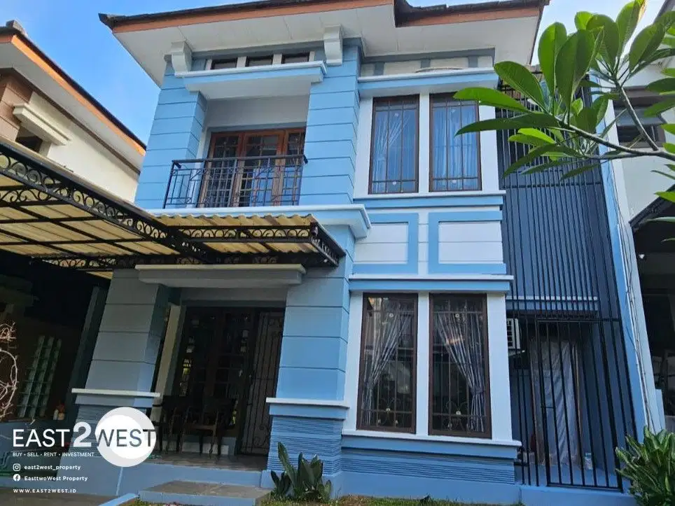 Disewakan Rumah Vermont Parkland BSD Tangerang Selatan Fully Furnished Lokasi Nyaman Hijau Asri