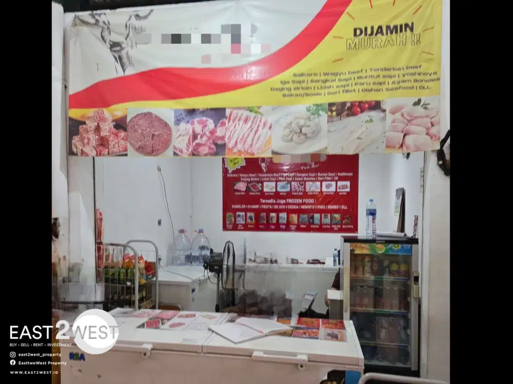 Disewakan Kios Pasar Modern 1 BSD City Tangerang Selatan Samping BPN-ATR Siap Pakai Lokasi Ramai Sangat Strategis