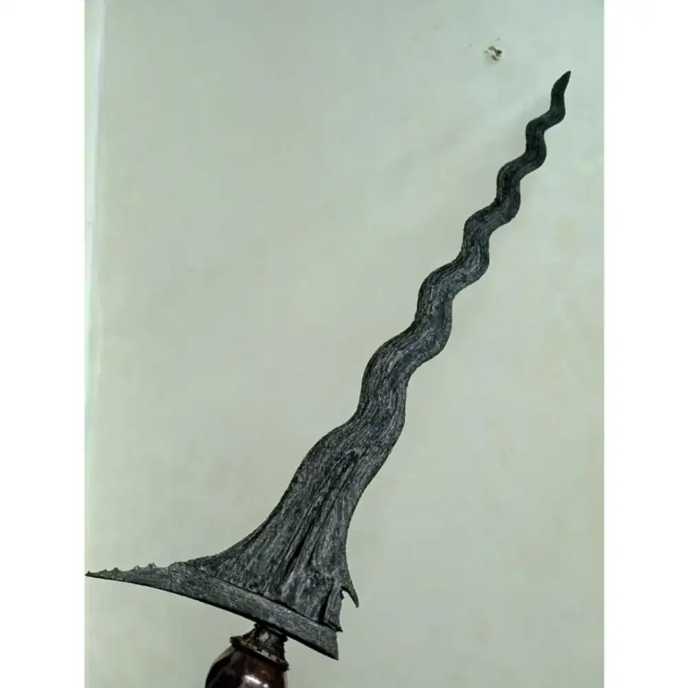 Keris Sepuh Sangkelat Luk 13 Pamor Banyumili Tua Kuno Ori