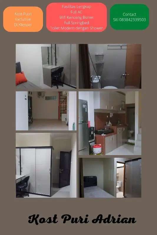 kost putri mewah full furnished strategis