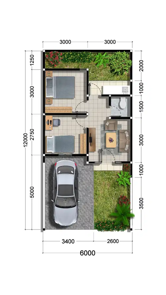 Perumahan Minimalis Pusat Kota Mewah Berkualitas Strategis Terjangkau