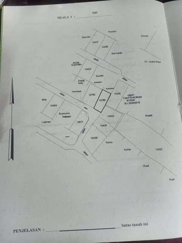 DIJUAL TANAH JADI DI Pondok Serut Tangerang Selatan