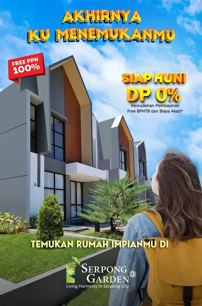 Rumah dekat Stasiun Cisauk, 5jt all in, cicilan 5jt an