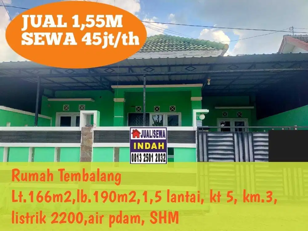 Disewakan rumah 5 kamar tidur di Tembalang