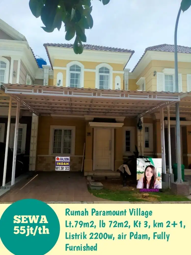 Rumah siap huni full furnish di paramount village simongan semarang