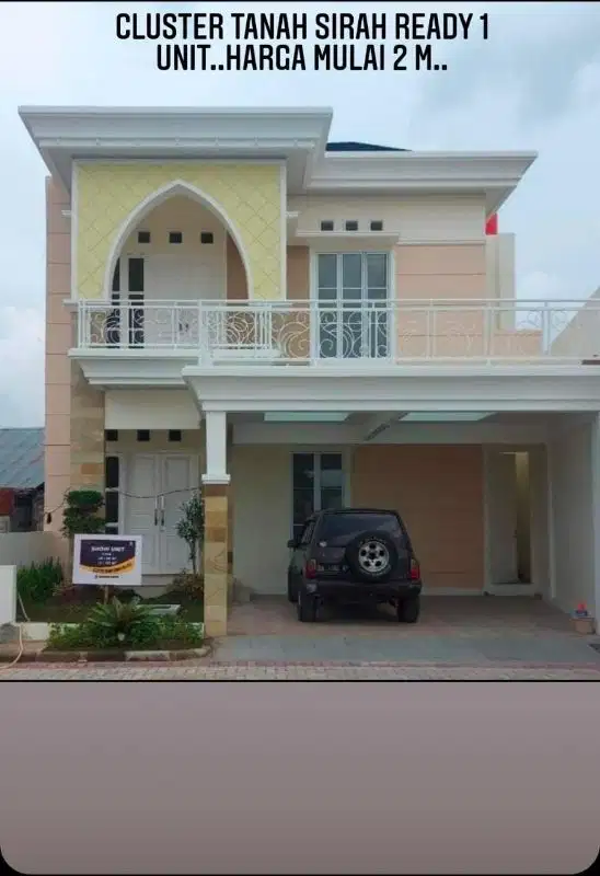 RUMAH 2 LANTAI SIAP HUNI DI CLUSTER
