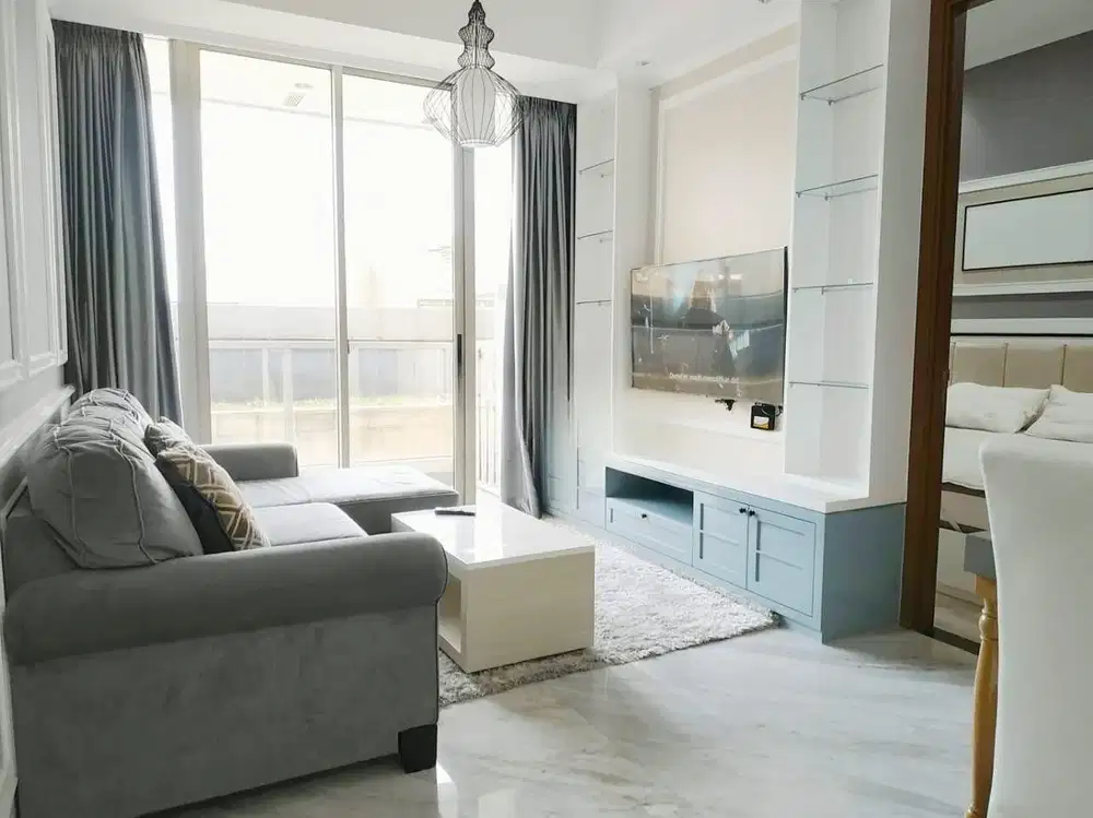 Dijual NEGO Condo Taman Anggrek 2BR Fully Furnished JakBar Grogol