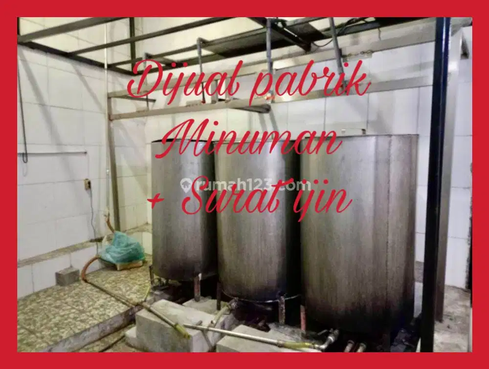 Wilson Dijual pabrik minuman plus surat ijinnya di sentul bogor