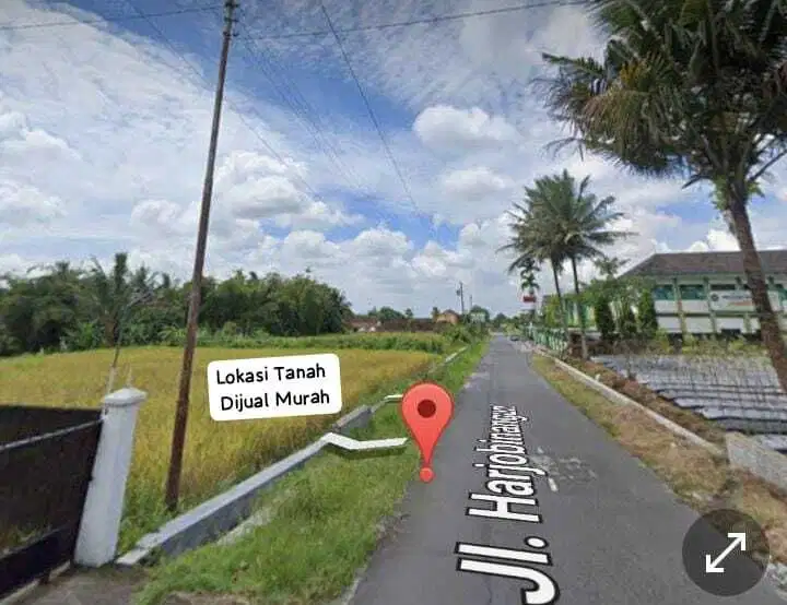 Dijual Murah Tanah SHM Tepi Jalan Pakem