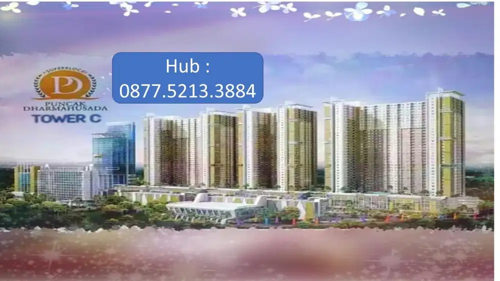 DISEWAKAN APARTEMEN STRATEGIS DEKAT DENGAN OUSAT BISNIS DAN KAMPUS