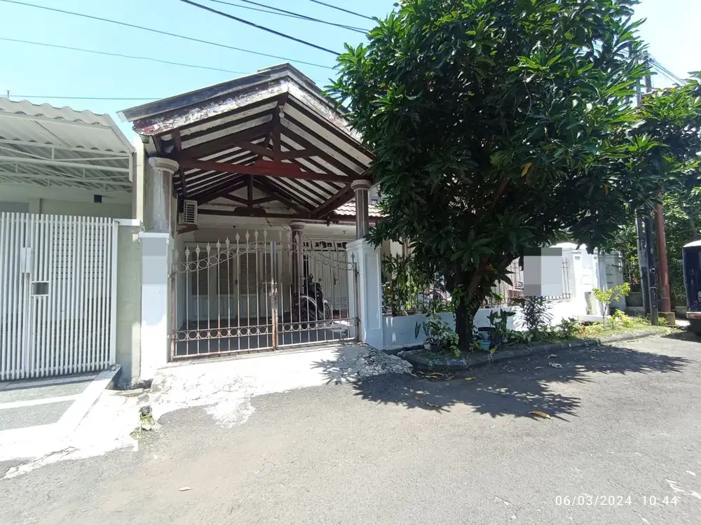 Dijual Rumah 1 lantai hadap sungai , blok CC , Nirwana Eksekutif, Sura