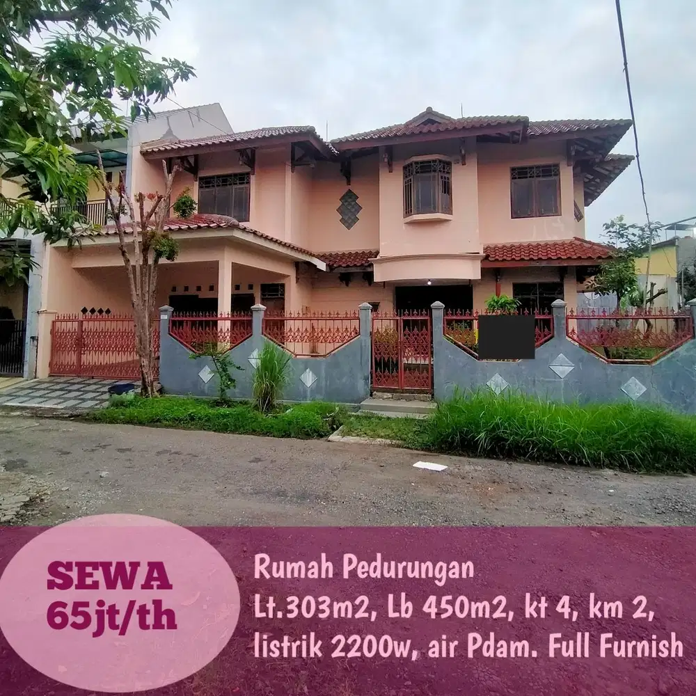 Disewakan Rumah 2 lantai besar strategis di Pedurungan Semarang Timut
