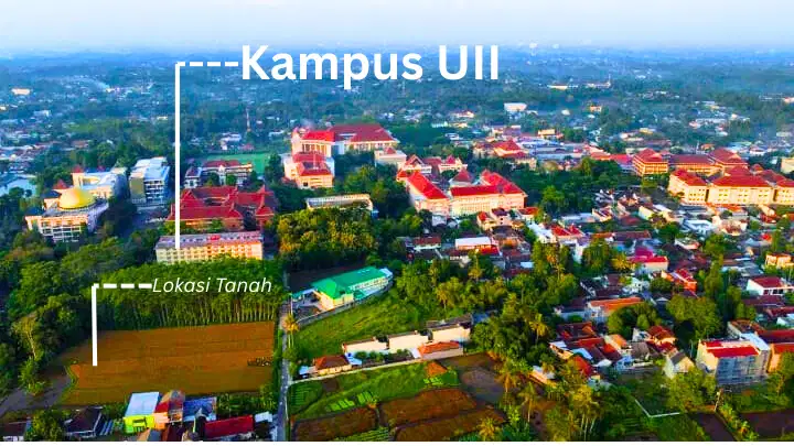 Tanah Dekat Kampus UII Jalan Kaliurang