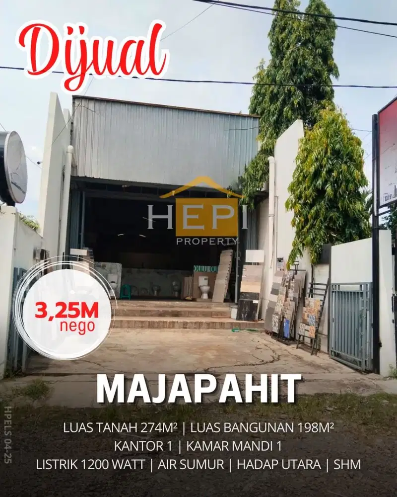 Gudang Siap Pakai di Majapahit Pedurungan Tengah KotaSemarang