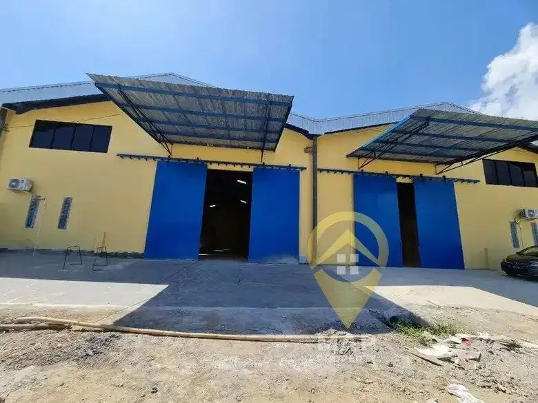 Gudang baru luas harga termurah negotiable lokasi strategis hasil bumi