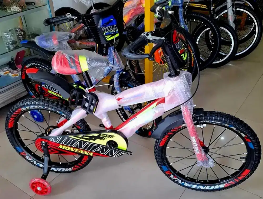 Sepeda Anak Sepeda BMX 18 Inch MONTANA ( JARI-JARI MOTOR )