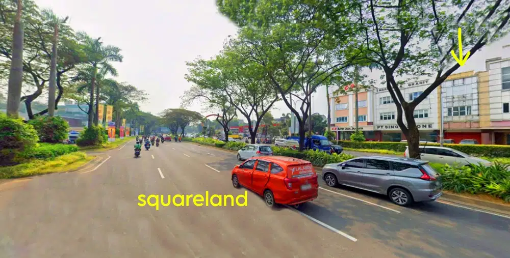 DISEWAKAN RUKO GOLDEN BOULEVARD BSD, 3 LANTAI HADAP JALAN RAYA UTAMA