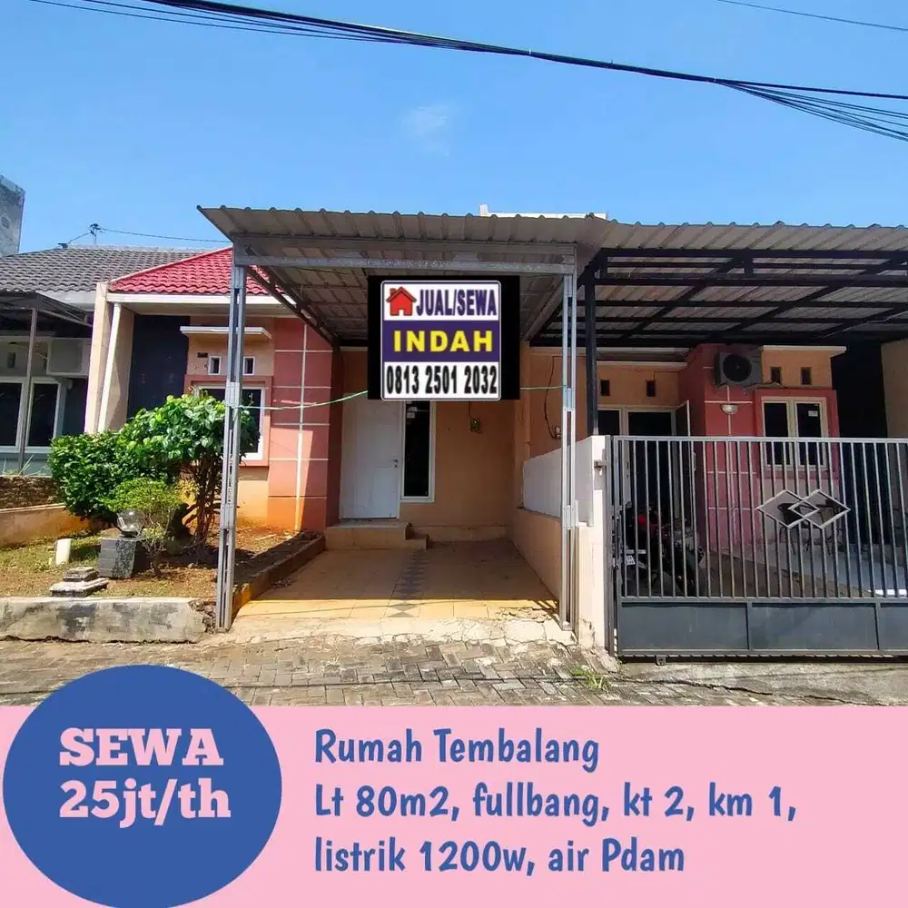 Rumah cantik kosongan dekat kampus Undip Tembalang