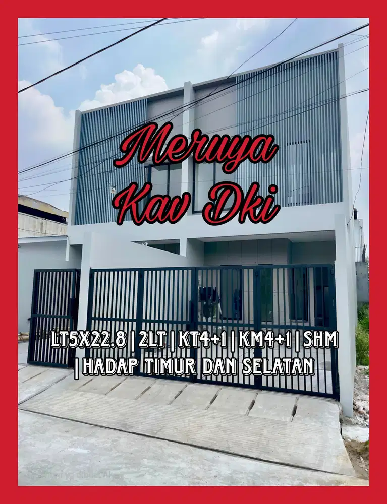 Wilson Rumah baru lokasi premium di meruya utara dekat mall puri indah