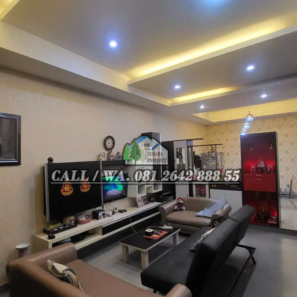 DIJUAL VILLA KOMP CEMARA ASRI JALAN AZALEA 4