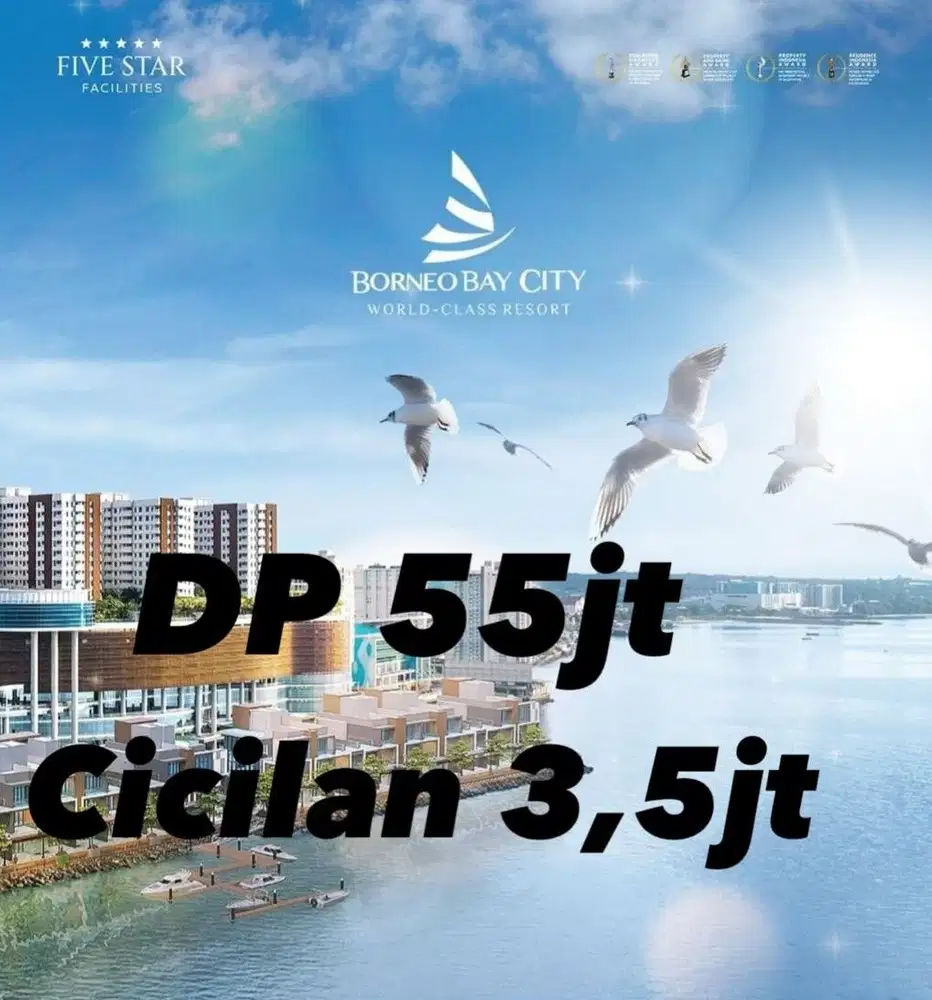 DIJUAL CEPAT APARTEMENT TIPE STUDIO BORNEO BAY CITY KOTA BALIKPAPAN
