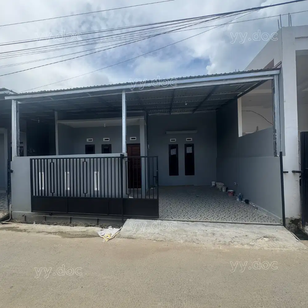 Dijual Rumah Siap Huni, Free Biaya, Bonus Kanopi dan Pagar