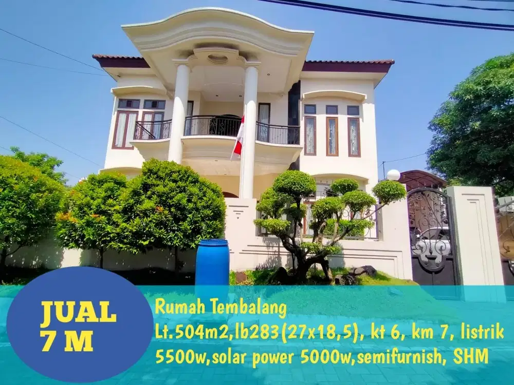Rumah mewah siap huni full furnish di Tembalang