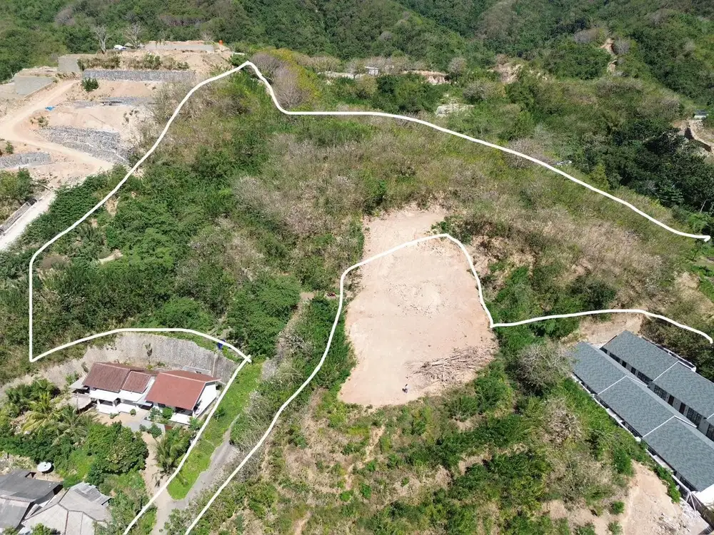 Tanah disewakan di central kuta Mandalika Lombok. Cocok untuk villa