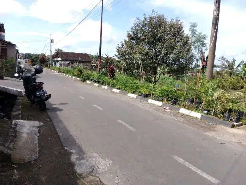 Tanah 365m² muka 16m, akses jalan DPU ,dekat kampung karet,  Ngargoyo