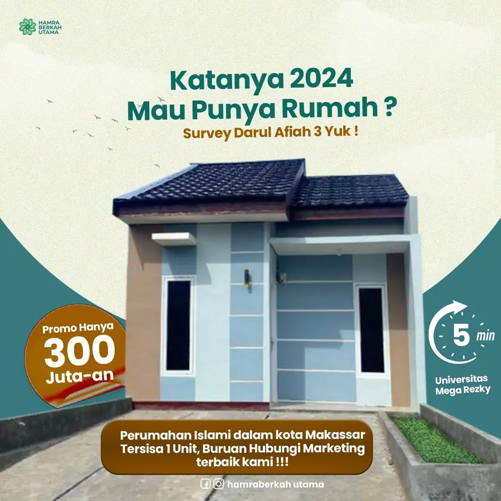 Rumah Syariah di Kota Makassar bebas banjir