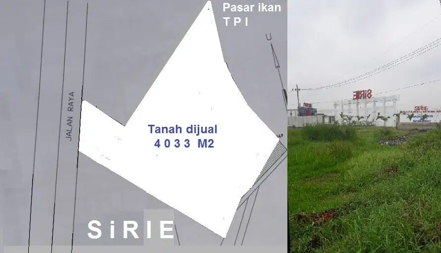 Murah Dijual Tanah Industri Jalan Raya Lingkar Timur, Buduran Sidoarjo