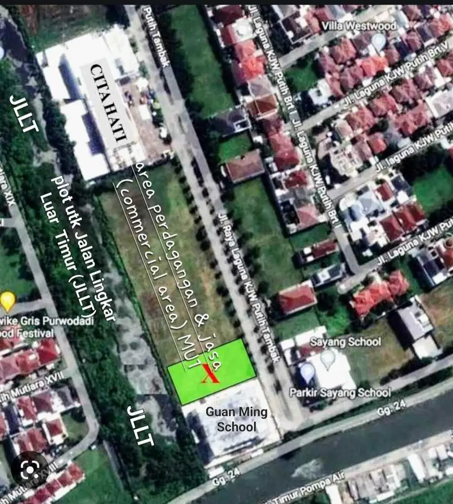 Dijual Tanah Komersial Pakuwon City