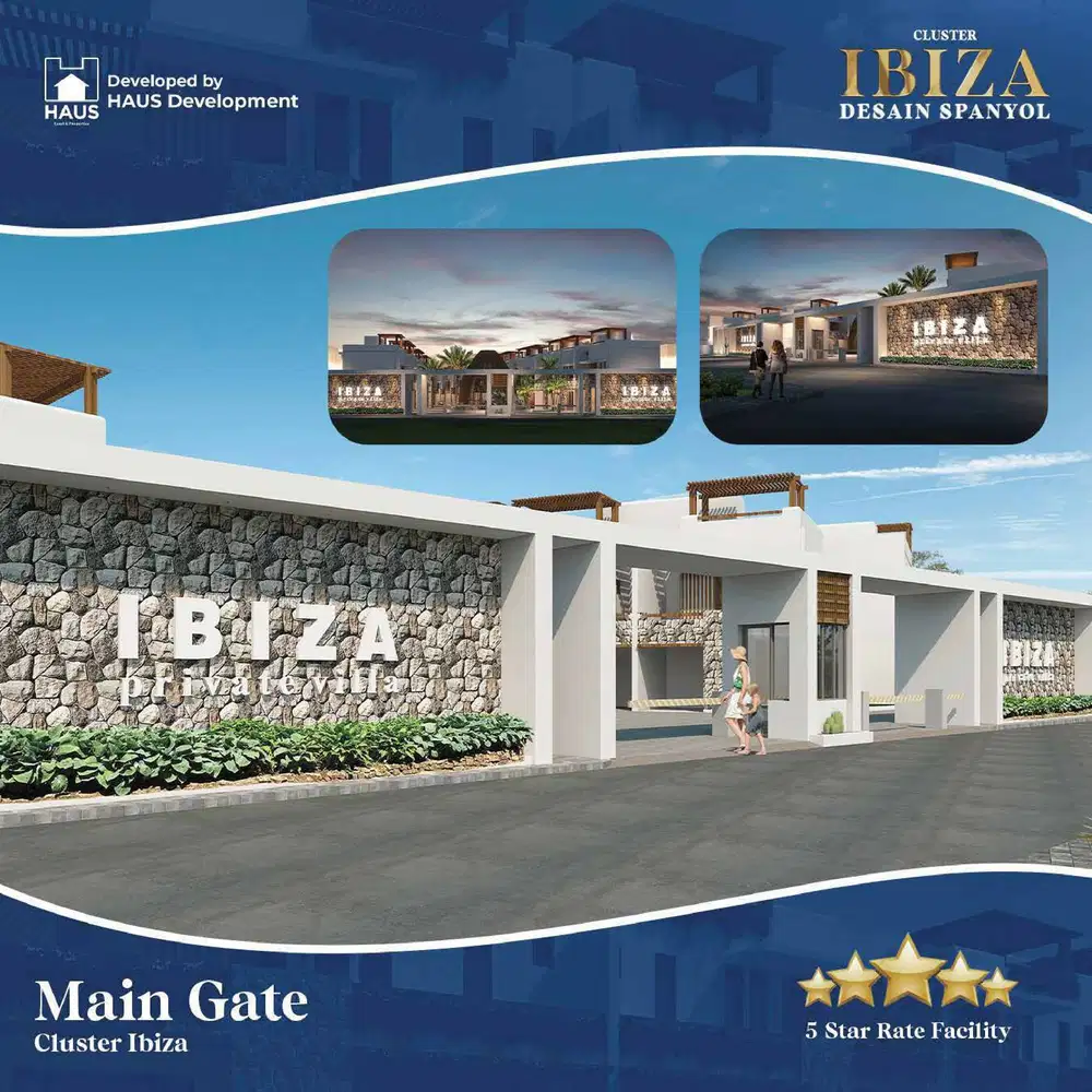 Villa Cluster Ibiza Tipe Barcelona Jalan SM Raja Medan Amplas