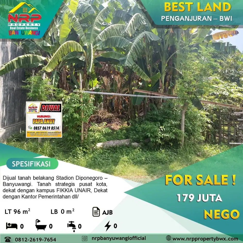 Tanah Murah 100 jtan - Banyuwangi Kota