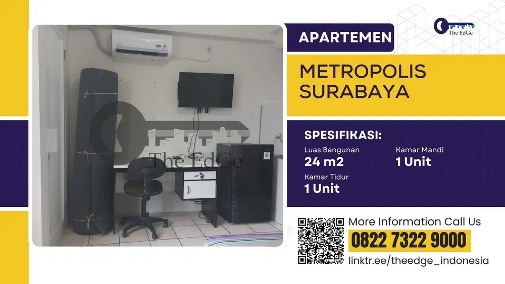 Sewa Apartemen Metropolis Surabaya - The EdGe