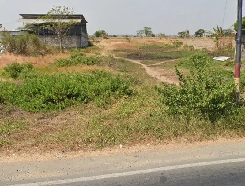 Tanah termurah  pinggir jl. raya cerme gresik