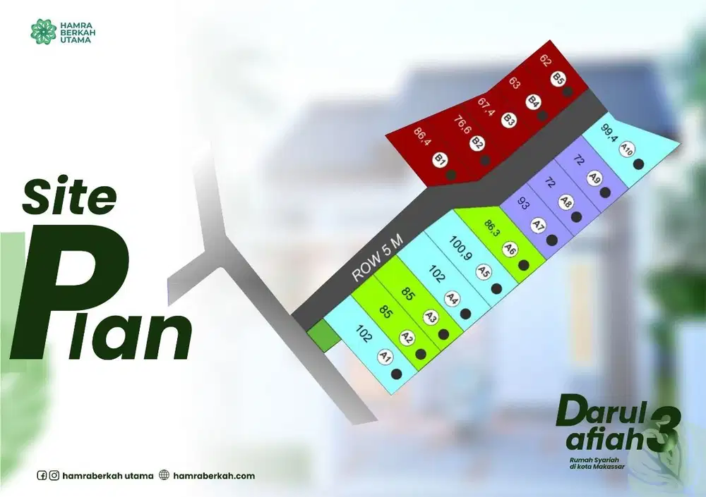 Tanah kavling  murah di tengah-tengah kota