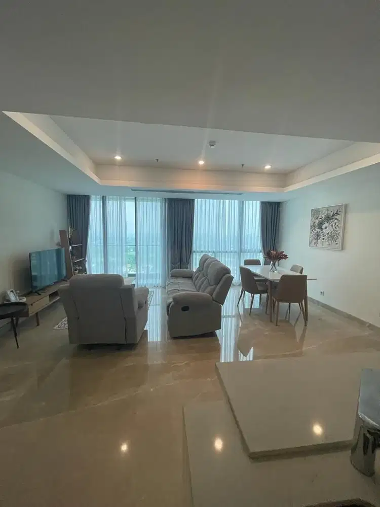 DISEWAKAN TERMURA APARTMENT 3BR DI Hillcrest Tower - Millenium Village