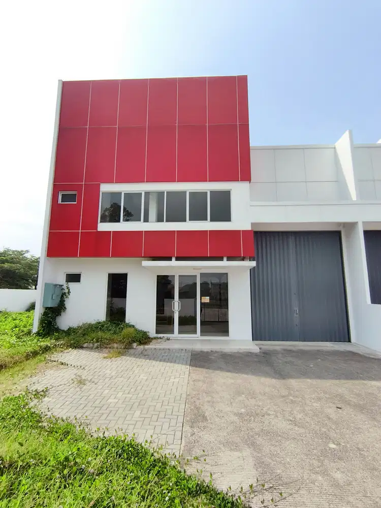 Gudang Ready Three in One Buiilding jababeka siap pakai sudut hook