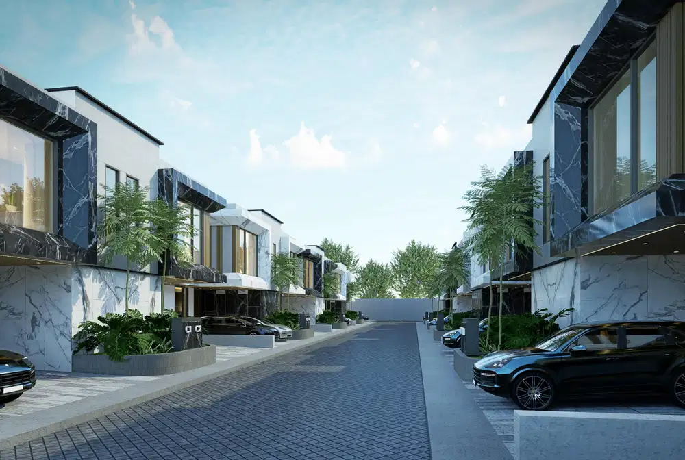 HUNIAN SEMI VILLA 2LT KAWASAN CLUSTER DI JANTUNG KOTA BALI KUTA