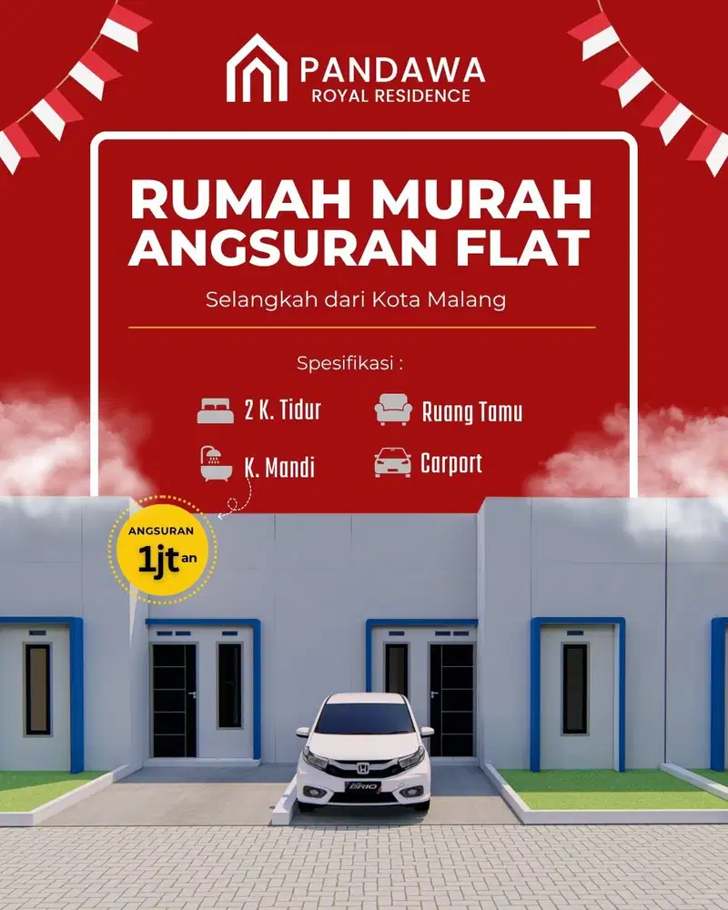 Perumahan Subsidi Kedungrejo Pakis Malang Promo 0 DP