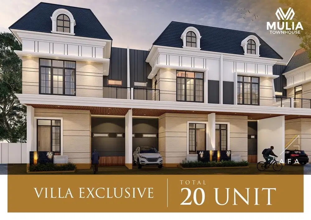 Dijual Villa Exclusive Mulia Town House 2 Jalan Yos Sudarso