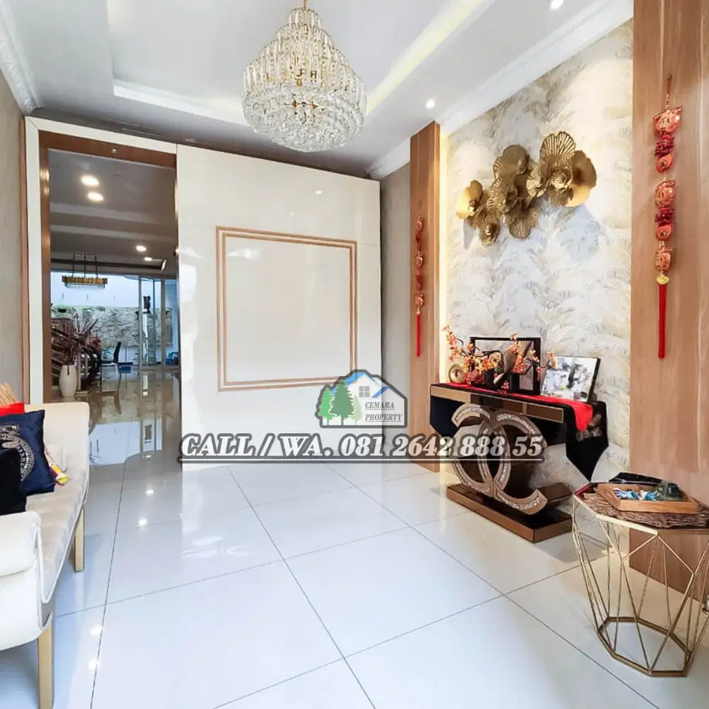 DIJUAL VILLA KOMP CEMARA ASRI JLN SIKAS