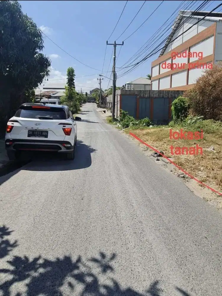 Jual Tanah di kargo taman cck utk gudang/kantor dkt Citraland Denpasar