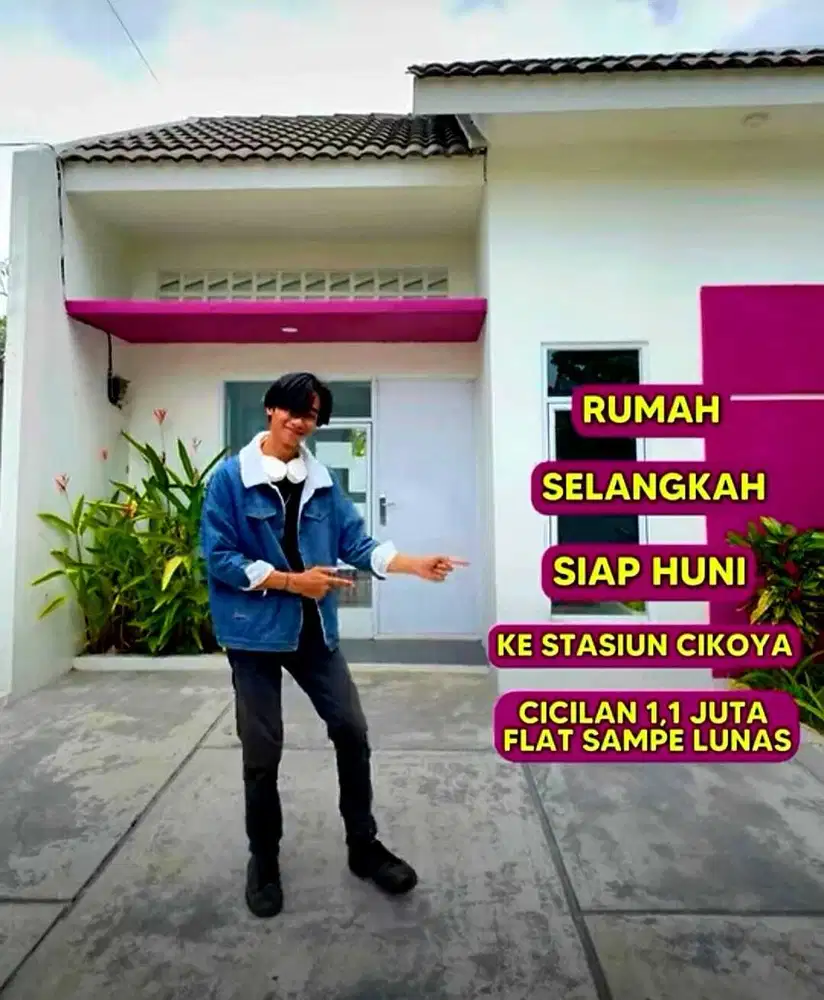 DP 5jt Rumah Keren Batara Park View Selangkah Stasiun kRL Cikoya