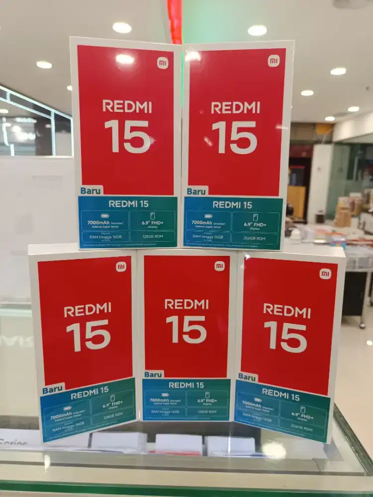 REDMI 15 READY CASH ATAU CREDIT