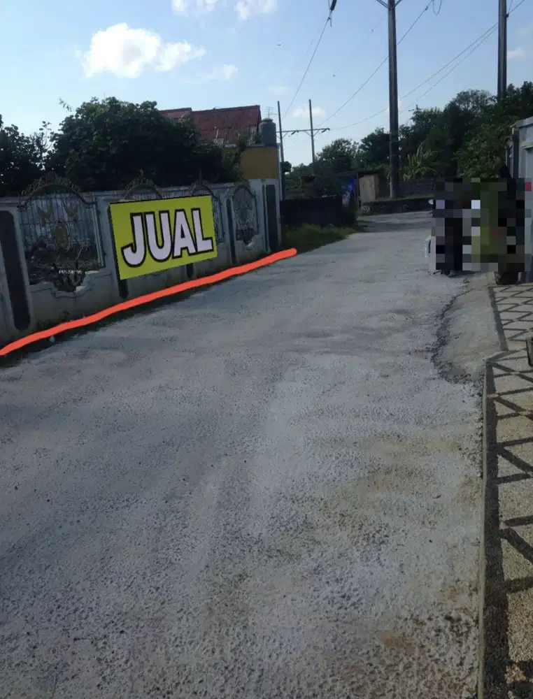 Jual Tanah 246m2 di bypass ngurah rai, Jimbaran bawah, jl Taman baruna